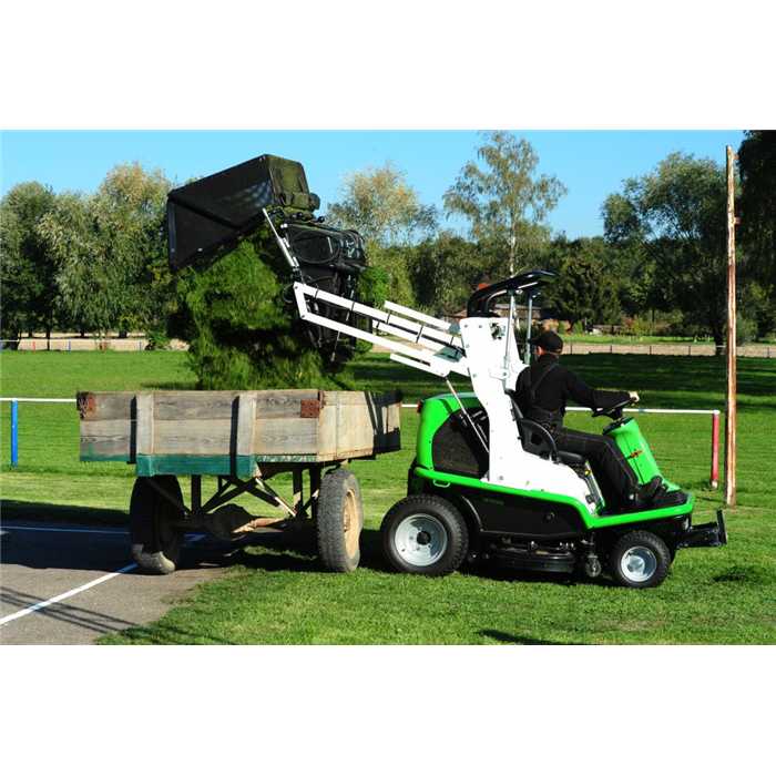 Tracteur tondeuse ETESIA H124Dx /rops vidange en hauteur 4x4