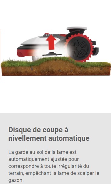 Tondeuse robot KRESS guidage GPS et RTK sans fil périférique 3000