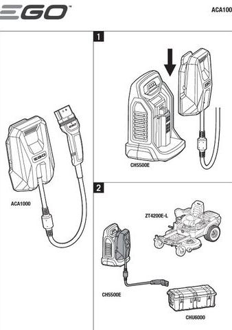 Adaptateur de charge Ego ACA1000