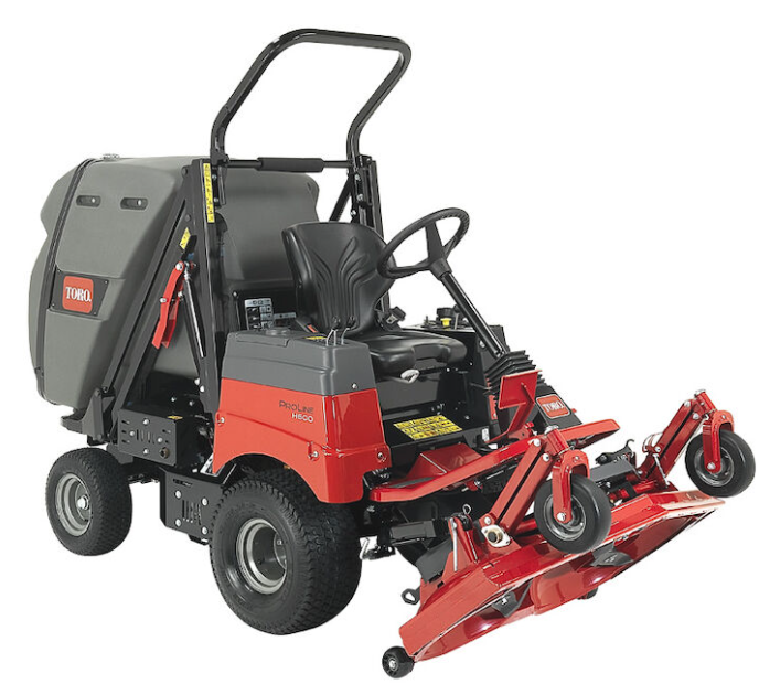 Tracteur Diesel professionnel à coupe frontale avec ramassage Toro H600 tondeuse de 113cm, 31040