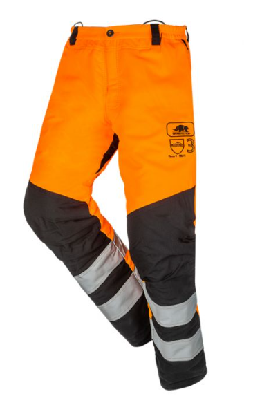 Pantalon SIP anti-coupure BasePro Hi-Vis Classe 3 Orange taille XL, 1RQ3A2PAP183, 1RQ3ORXL, 1RQ3.ORXL