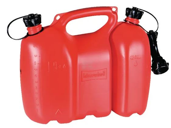 Jerrican double 6 + 3 litres rouge professionnel, JK812873