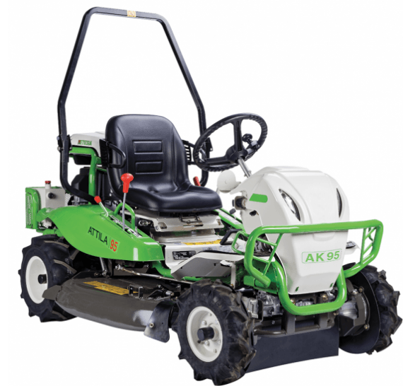 Tracteur débroussailleuse professionnel ETESIA ATTILA AK95 2rm - Moteur Kawasaki 18 CV bi-cylindres avec arceau et accoudoirs, ATTILA95,