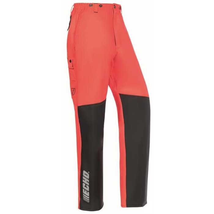 Pantalon de débroussaillage ECHO Pro-Tech orange-noir Taille XL, PANTALON ECHO, XECTR0401-XL