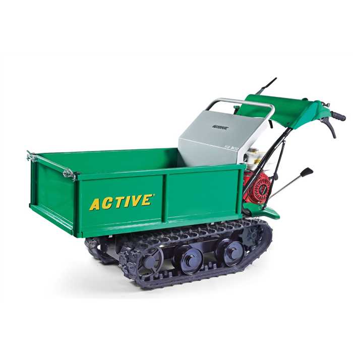 Transporteur chenille ACTIVE 1315 moteur Honda 300kg caisson extensible, 800830, 0800830, AC800830, AC-800830