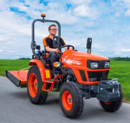 Tracteur KUBOTA 4x4 EK1-261 DT avec roues Agraires av: 6.00-12 ar: 8.3-20- 26cv - 3 cylindres, EK1261DT, KUBOTA EK1261DT-AGR, W30TC00026