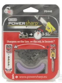 Chaine powersharp + pierre pour guide 12" 44e, PS44E