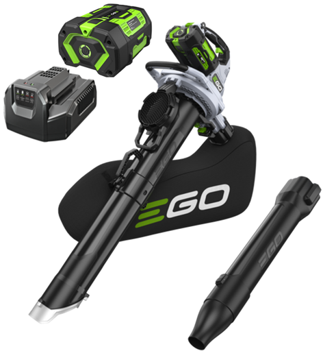 [EGO LV5004-E KIT] Souffleur aspirateur à feuilles à batterie EGO LV5004e avec batterie 5ah BA2800 et chargeur standard CH2100, EGO LV5004E, 20100792, 4894863102300