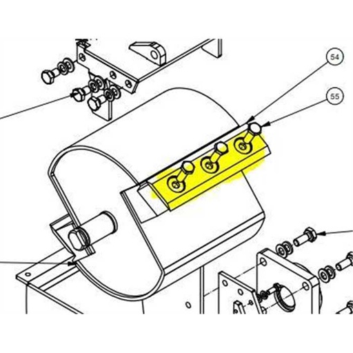 [MZSGTSM03014500PX1] Lame PRO pour broyeur GTM GTS900, GTSM03014500PX1, MZSGTSM03014500PX1