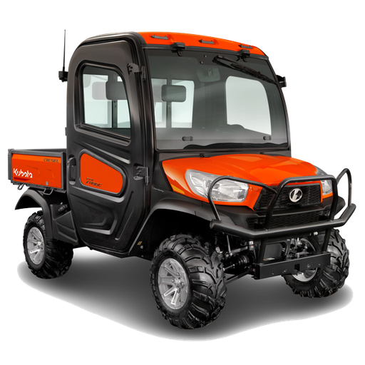 [KUBOTA RTV-X1110 ORANGE CABINE] SSV diesel kubota RTV-X1110 Chantier orange AVEC cabine configurable, RTV-X1110, W20TC00401